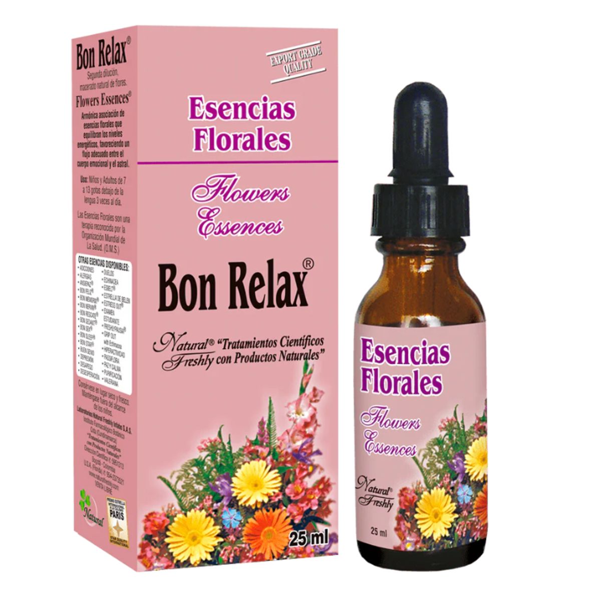 NATURAL FRESHLY - ALIMENTO CON  MINERALES Y VITAMINAS X 25 ML./ BON RELAX