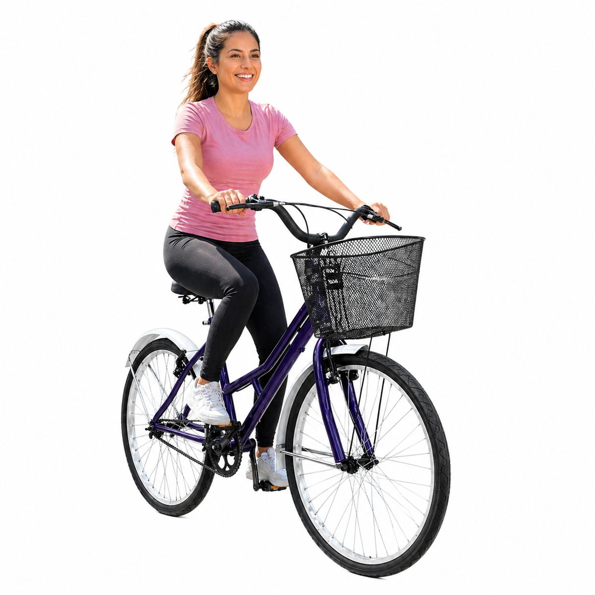 SFORZO - Bicicleta Playera Dama Rin 26 Sin Cambios