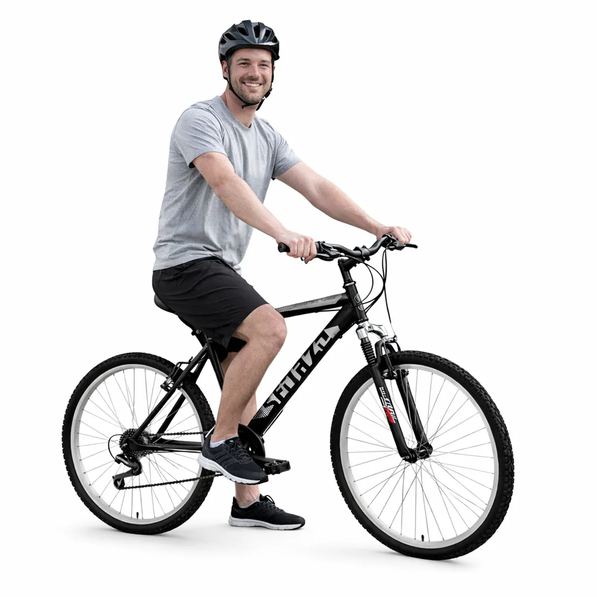 SFORZO - Bicicleta Hombre Rin 26 En Aluminio 18 Cambios Suspensión