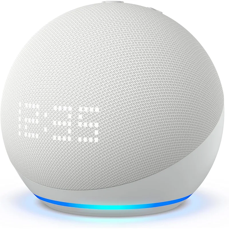 AMAZON - Alexa Echo Dot  5ª generación Negro - Parlante inteligente con reloj