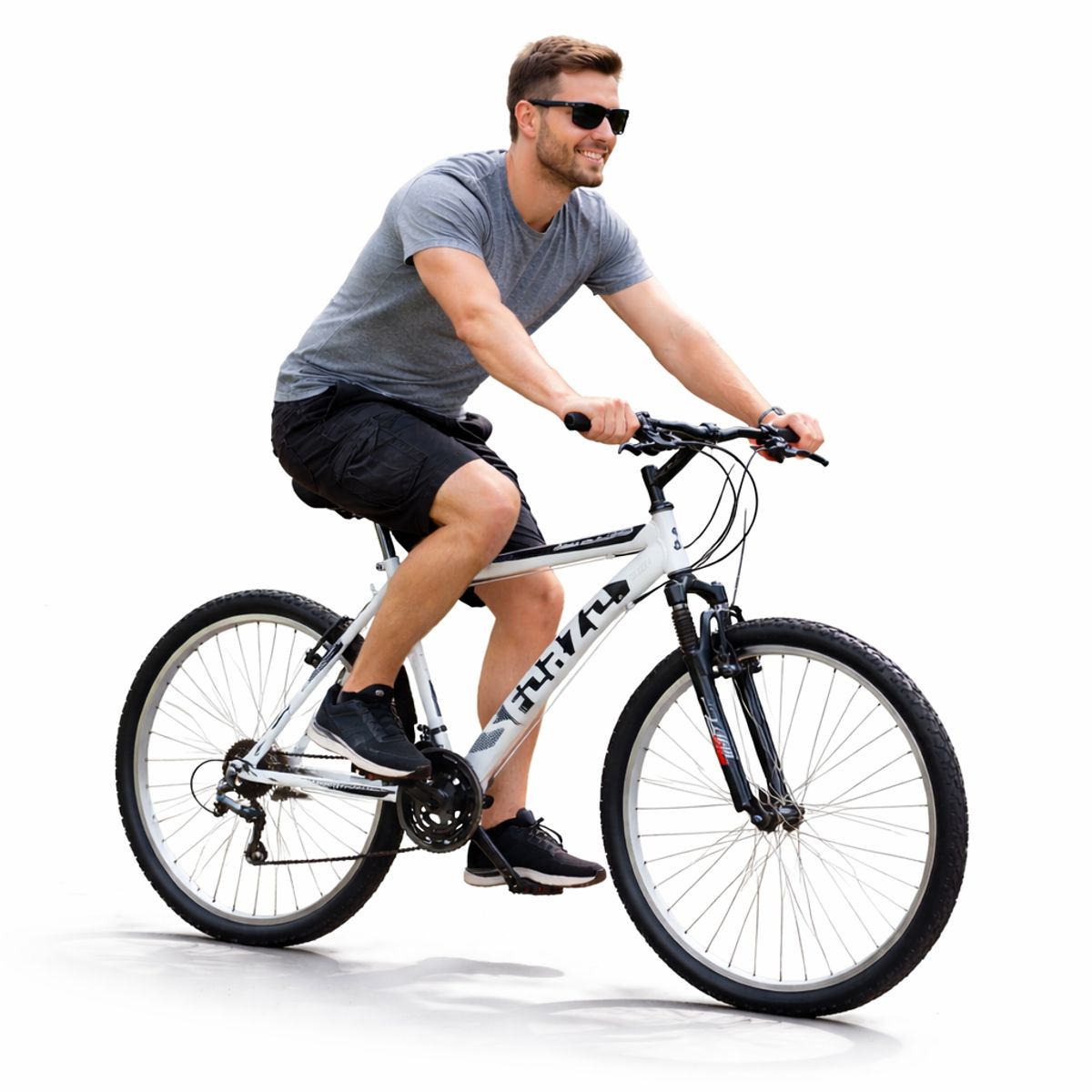 SFORZO - Bicicleta Hombre Rin 26 En Aluminio 18 Cambios Suspensión