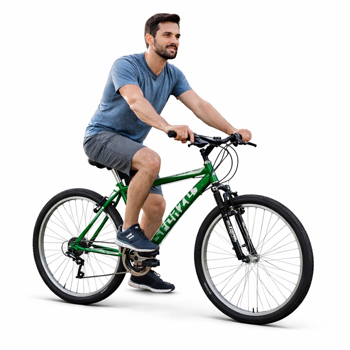 SFORZO - Bicicleta Hombre Rin 26 En Aluminio 18 Cambios Suspensión