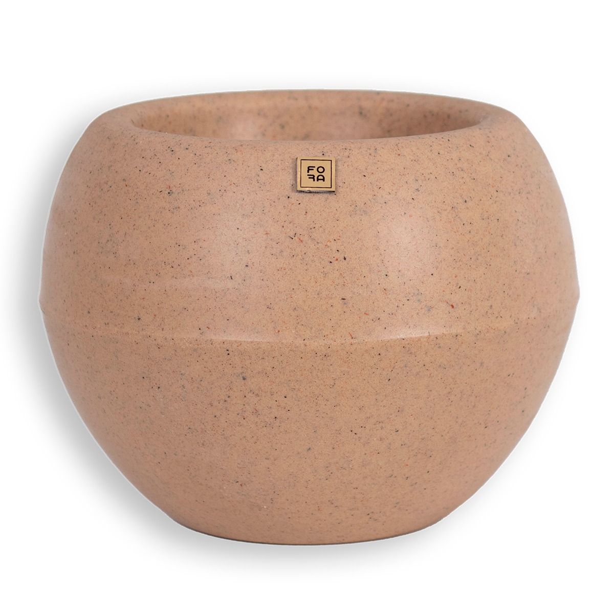 FORA DESIGN - Matera de plástico Balaio Orbit Tamaño Pequeño Color Arena