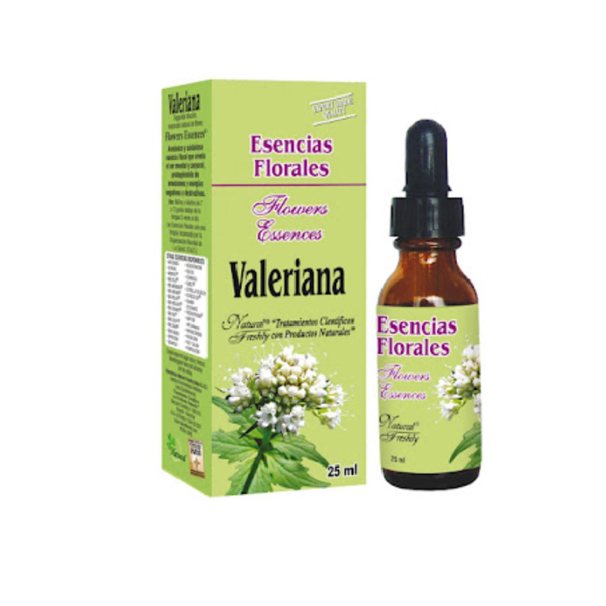 NATURAL FRESHLY - ALIMENTO CON HIERBAS Y MINERALES X 25ML VALERIANA