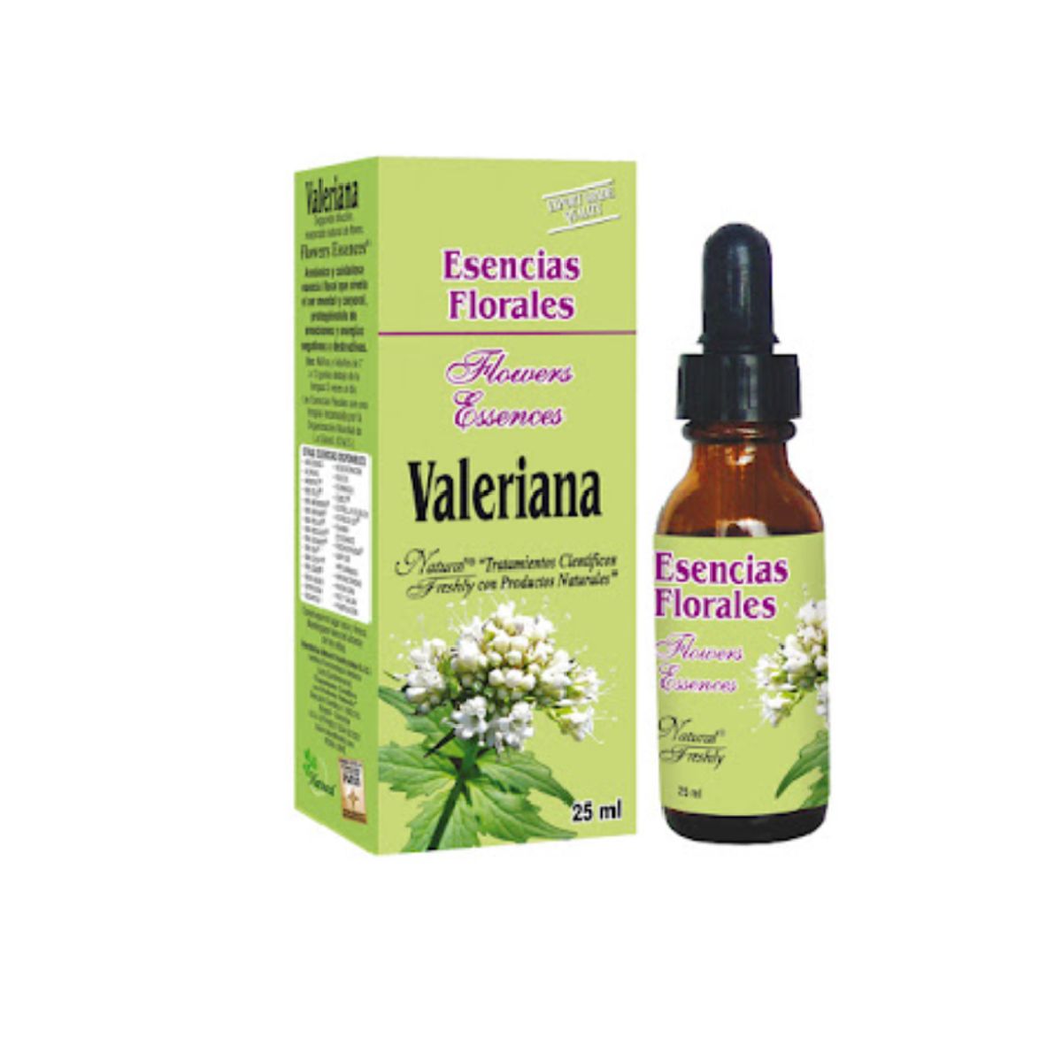 NATURAL FRESHLY - ALIMENTO CON HIERBAS Y MINERALES X 25ML VALERIANA