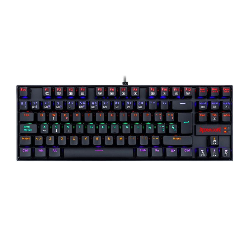 REDRAGON - TECLADO MECÁNICO KUMARA K552 RGB SWITCHE ROJO