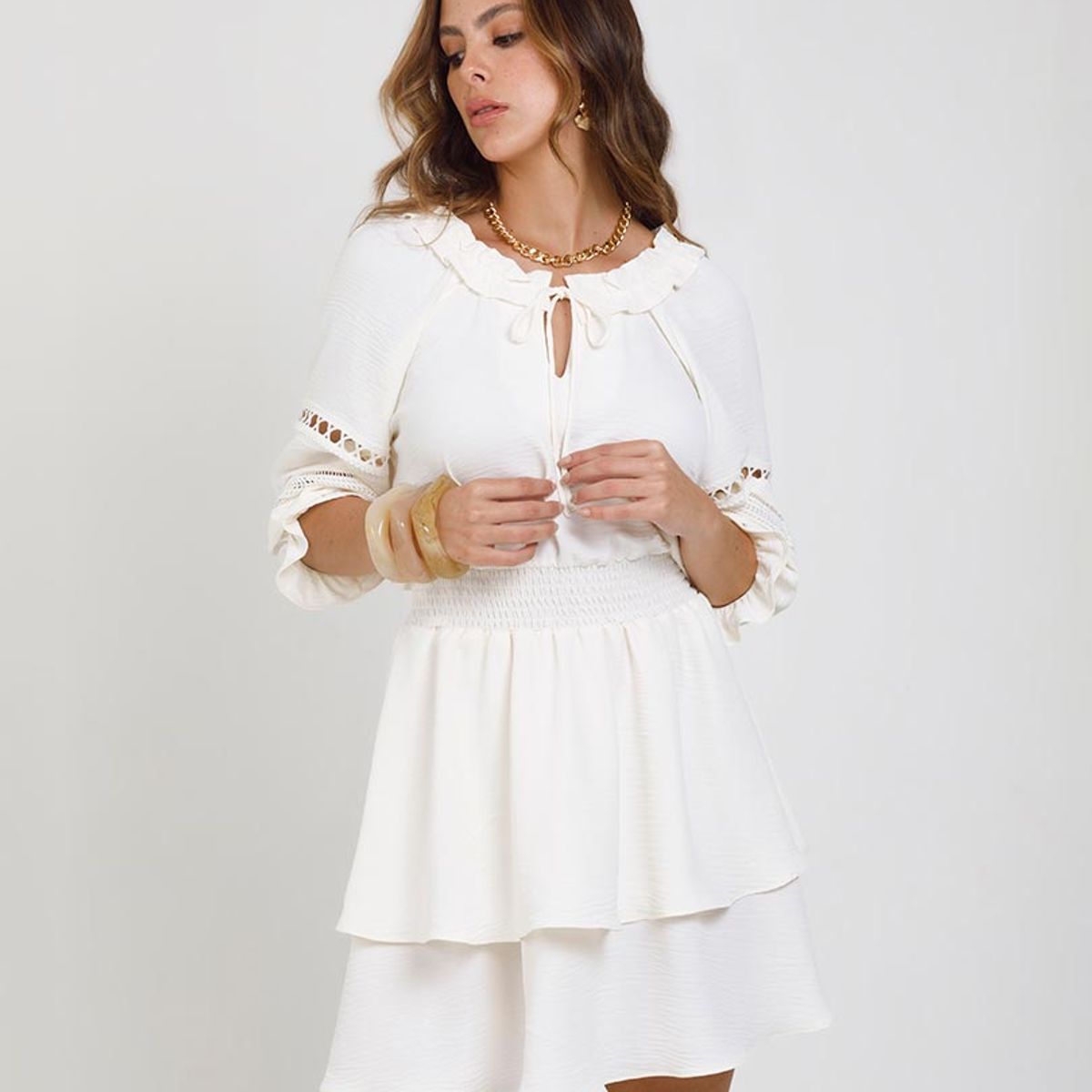 ADRISSA - VESTIDO ADRISSA BOHEMIO PARA MUJER CORTO