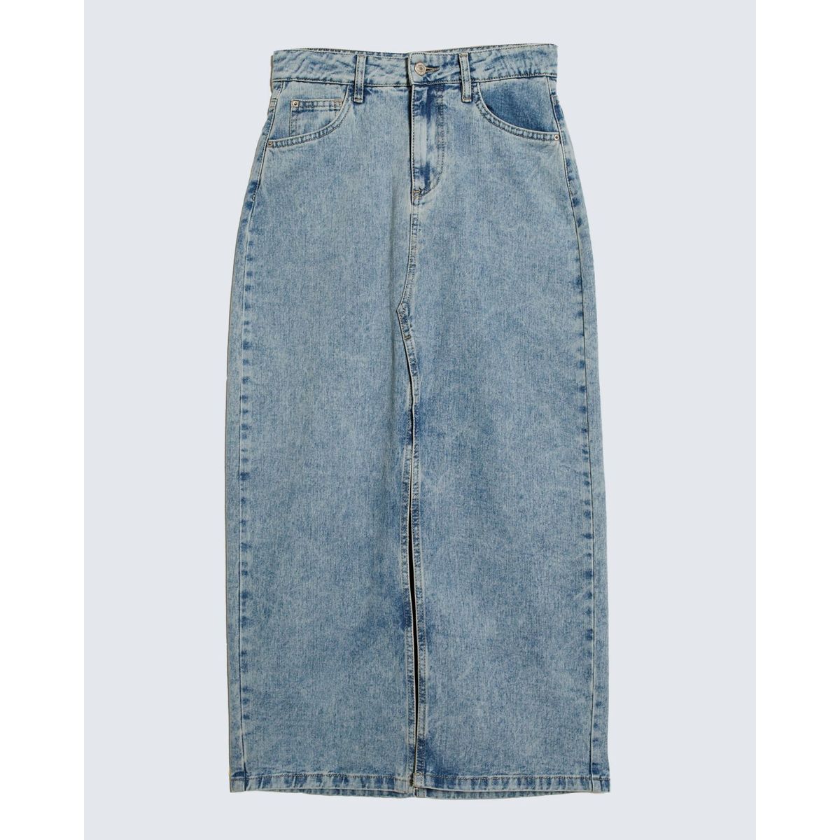 SEVEN SEVEN - Falda Para Mujer Largo Color Azul Medio Marca Seven Seven #28140903