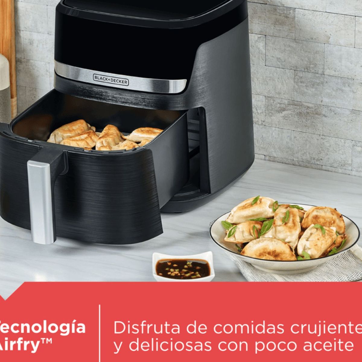 BLACK+DECKER - Freidora de aire Black+Decker PURIFRY 44Lts