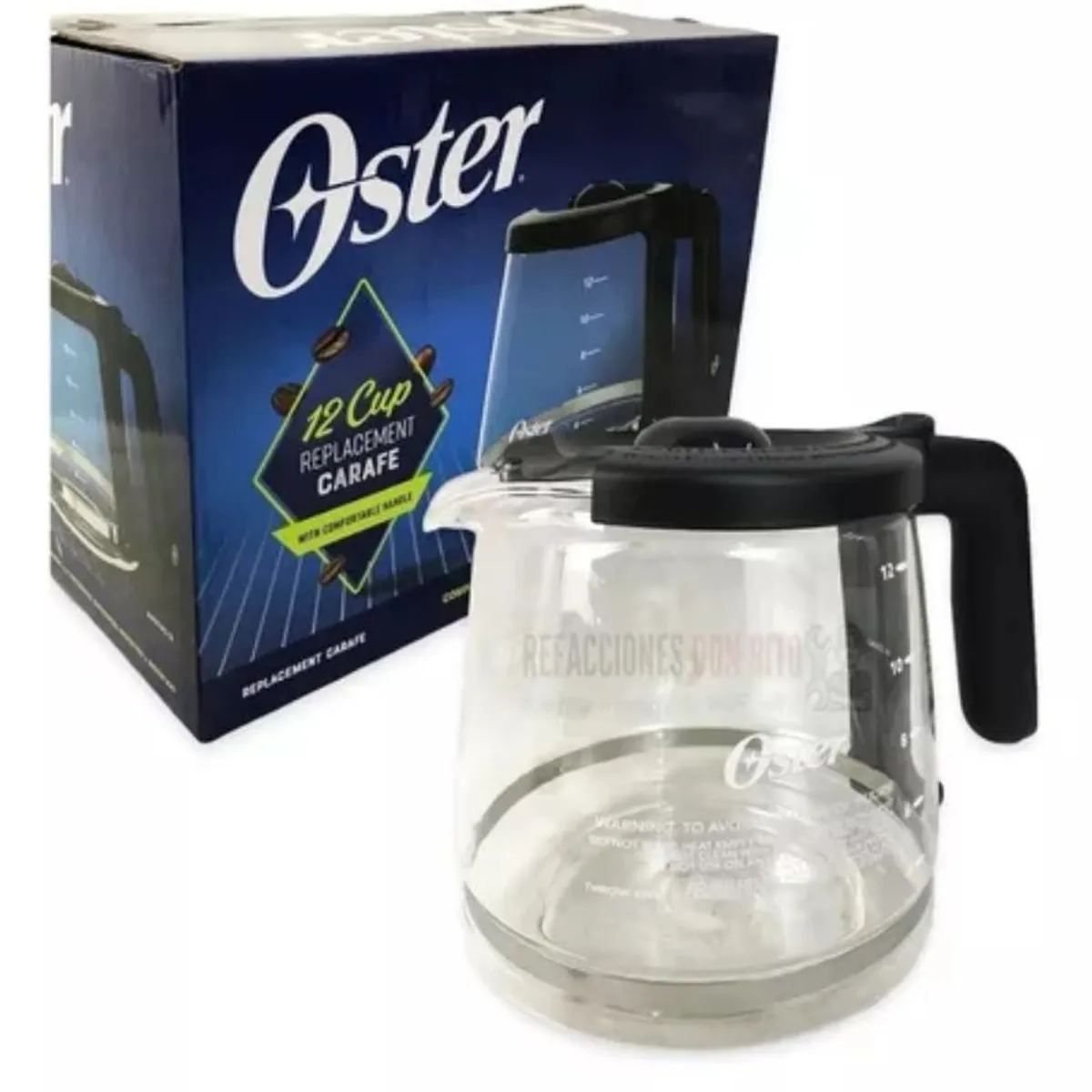 OSTER - Jarra De Repuesto para Cafetera Oster 12 Tazas.