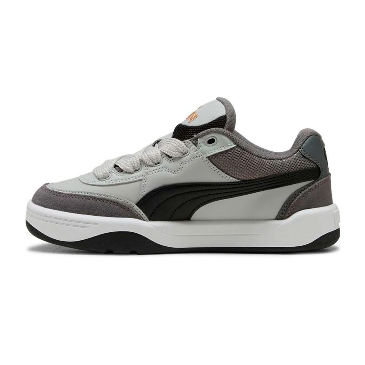 PUMA - Tenis Puma Gris Junior Park- 401949-05