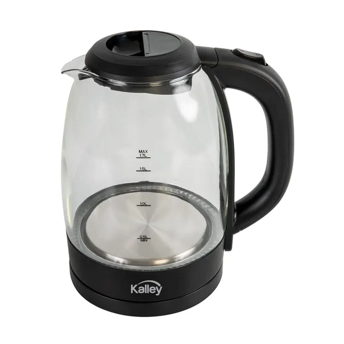 KALLEY - Hervidor de agua KALLEY K-HAV Vidrio 1.7 Lts