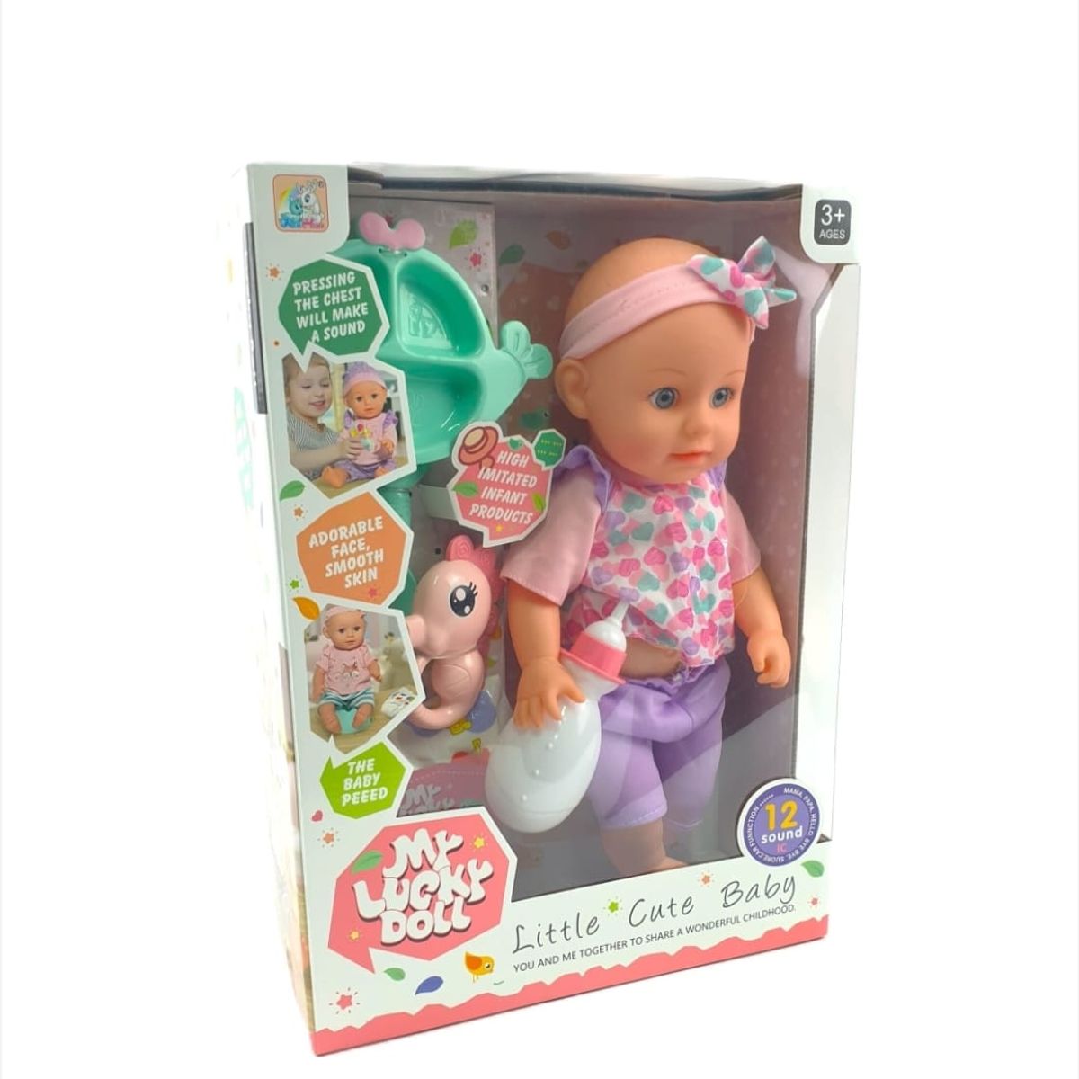 GENERICO - muñeca con sonidos bebe juguete niño niña