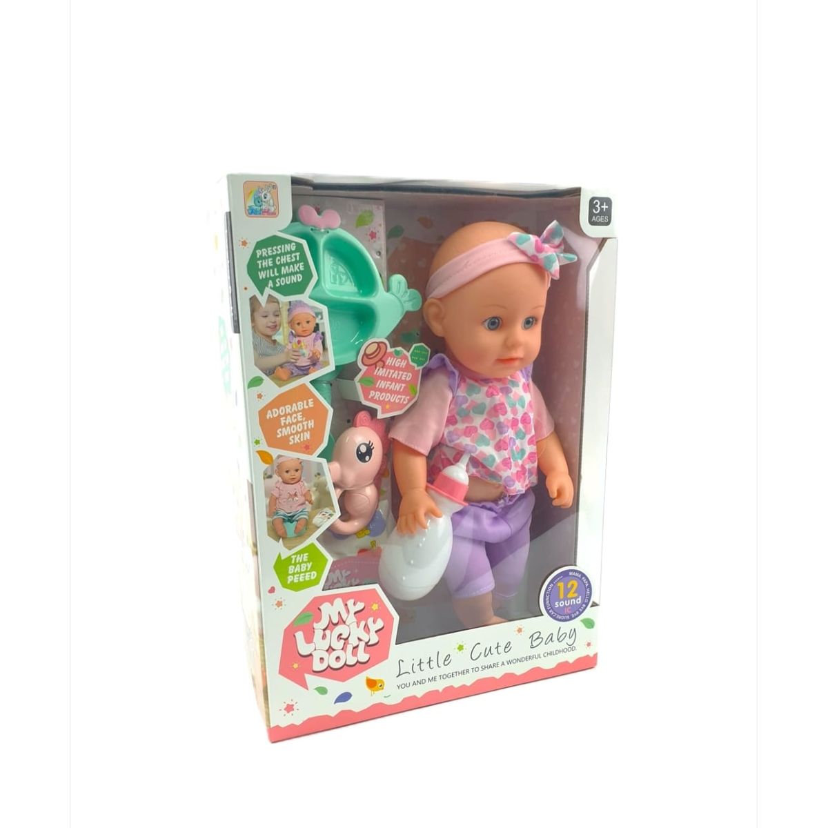 GENERICO - muñeca con sonidos bebe juguete niño niña