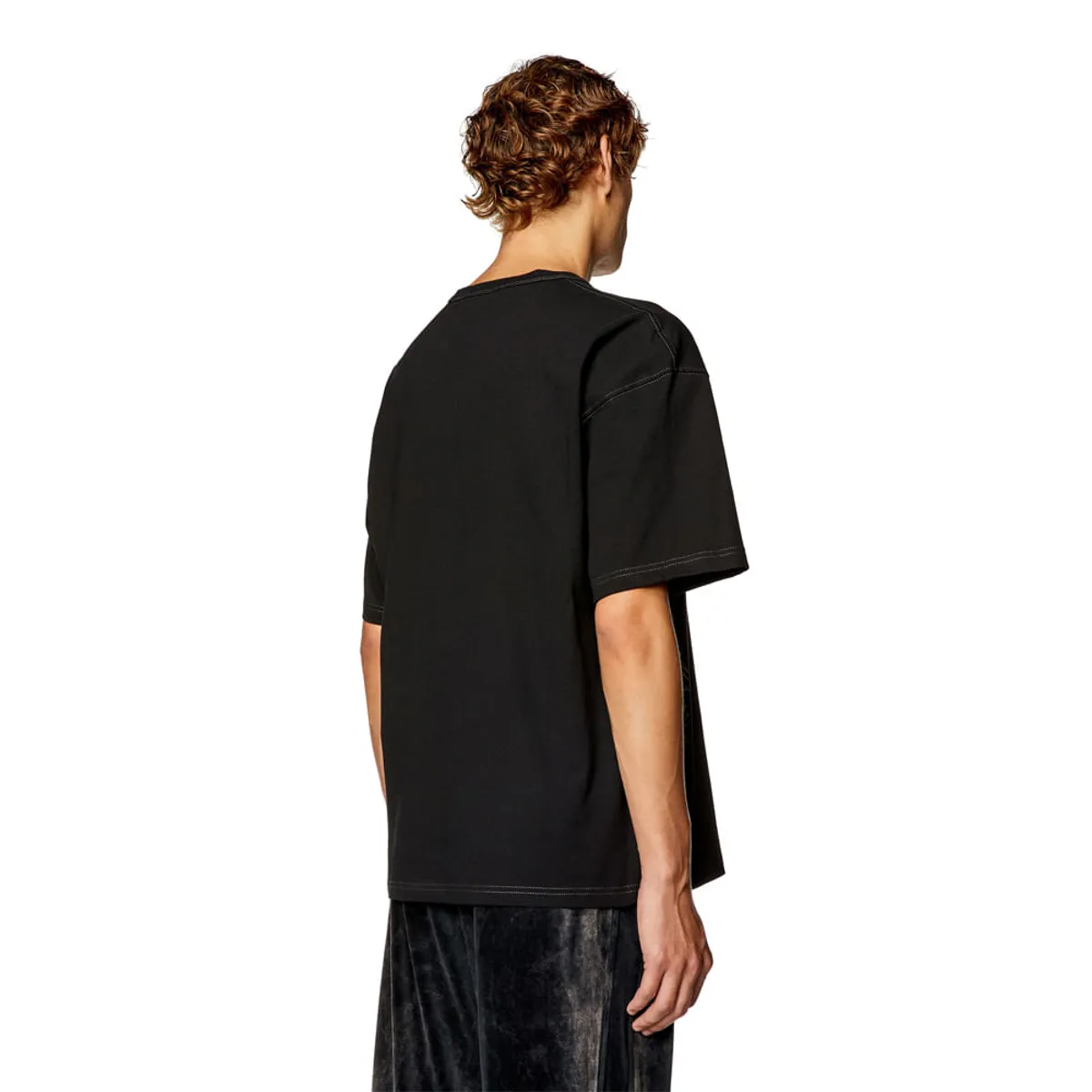 DIESEL - Camiseta Manga Corta Para Hombre T-Boxt-Back Diesel