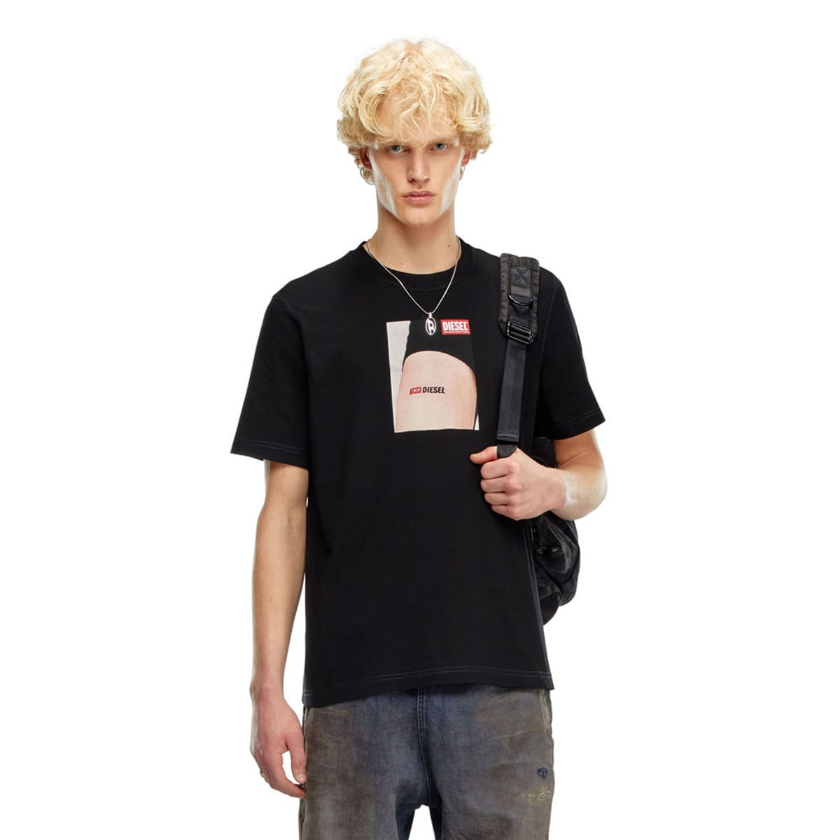 DIESEL - Camiseta Manga Corta Para Hombre T-Adjust-K19 Diesel