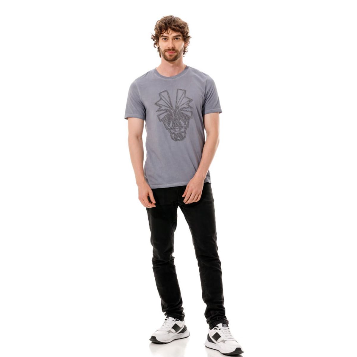 MARITHE FRANCOIS GIRBAUD - Camiseta Manga Corta Para Hombre Lúnivers Girbaud