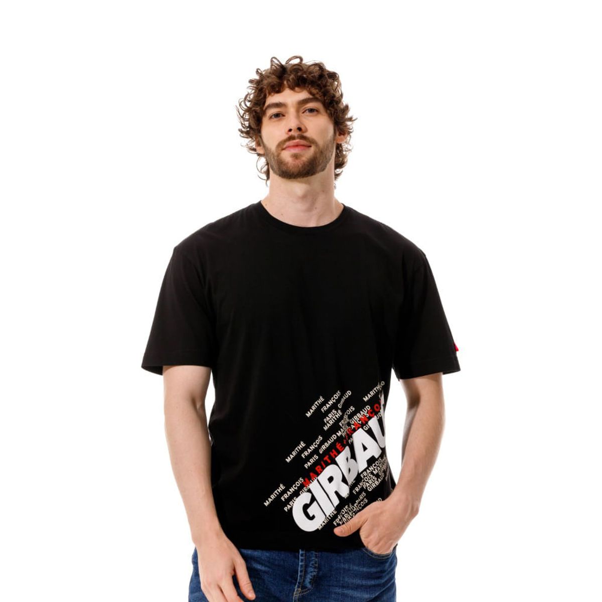 MARITHE FRANCOIS GIRBAUD - Camiseta Manga Corta Para Hombre Le-Monarque Girbaud