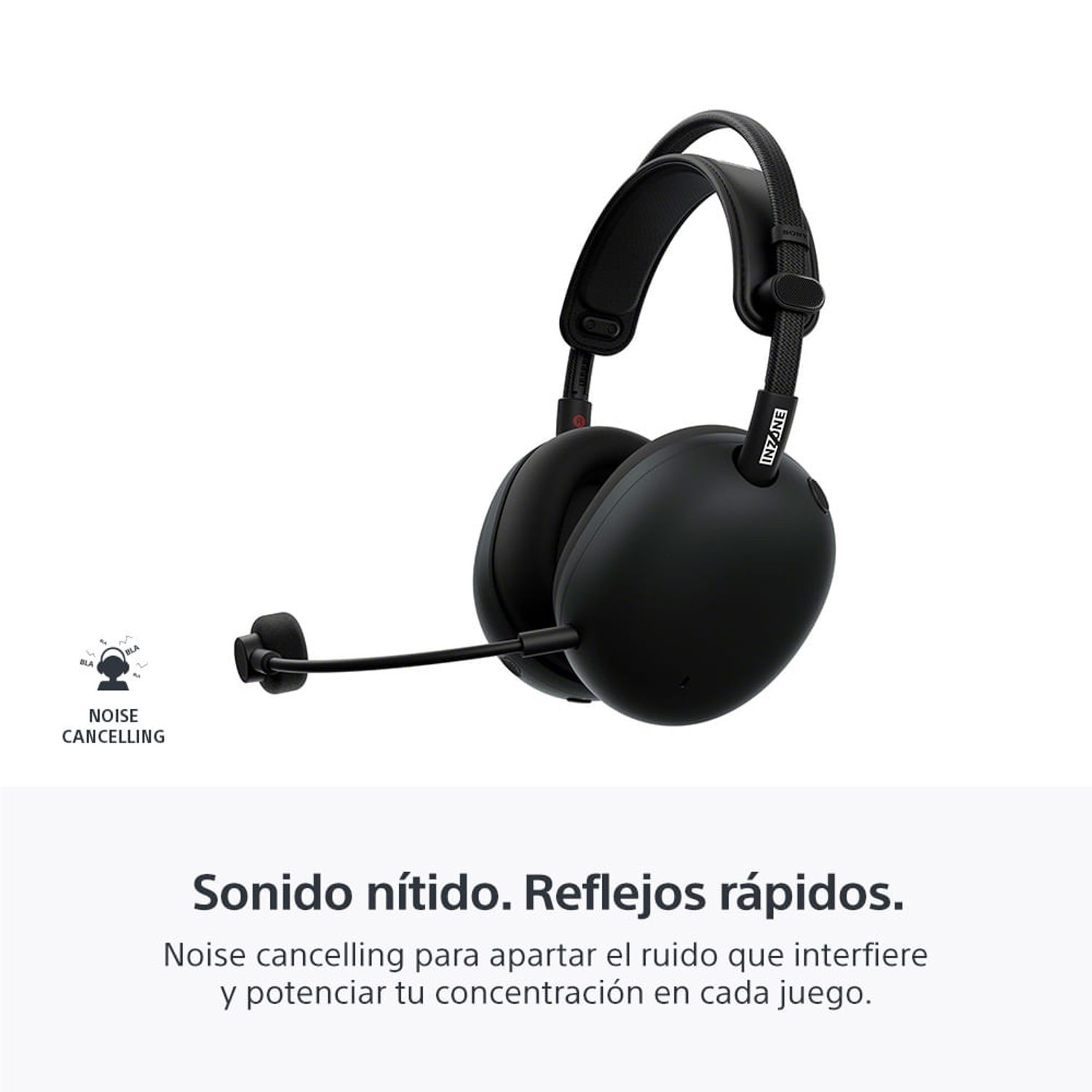Audífono Noise cancelling INZONE H9 II para juegos WH-G910N SONY