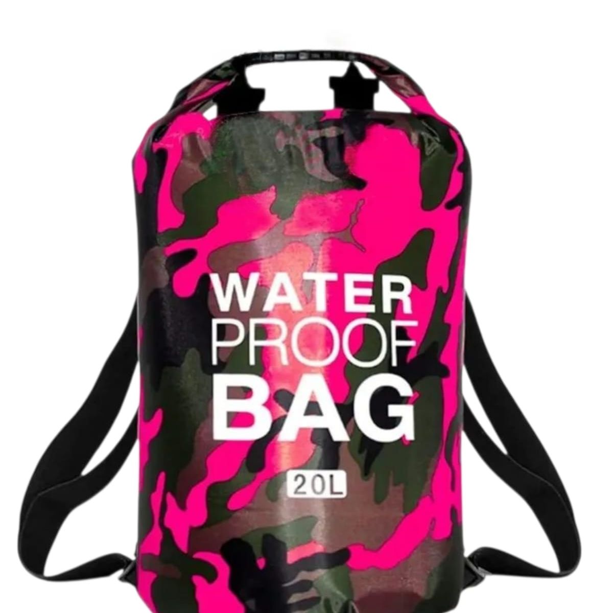 GENERICO - Bolsa Impermeable de 20 Lits Bolsa de Almacenamiento Fucsia Camuflado