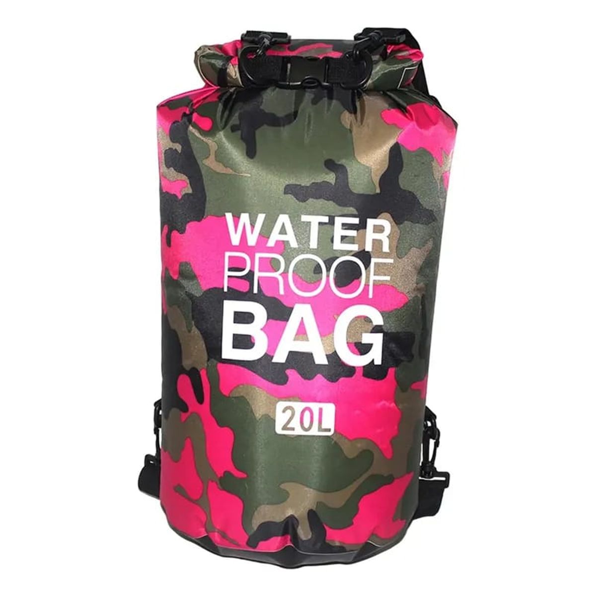 GENERICO - Bolsa Impermeable de 20 Lits Bolsa de Almacenamiento Fucsia Camuflado