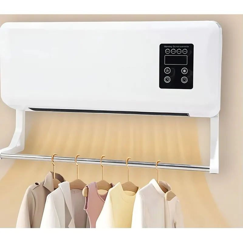 GENERICO - Secador De Ropa Electrico Tendedero Pared Aire Caliente Frio