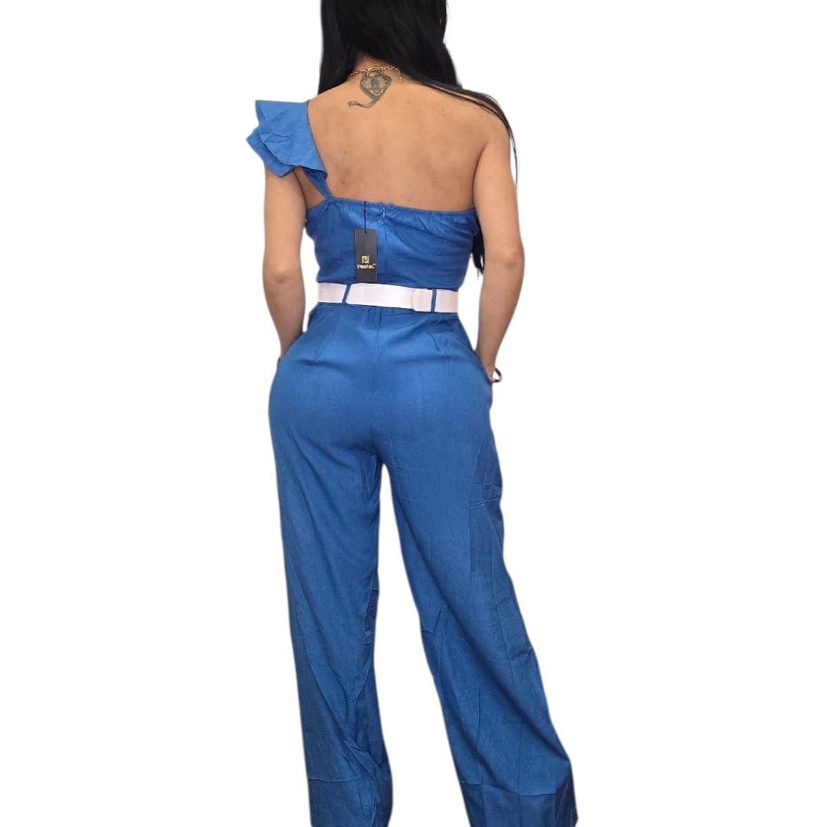 PAATAL - Enterizo Bolero Con Cinturon