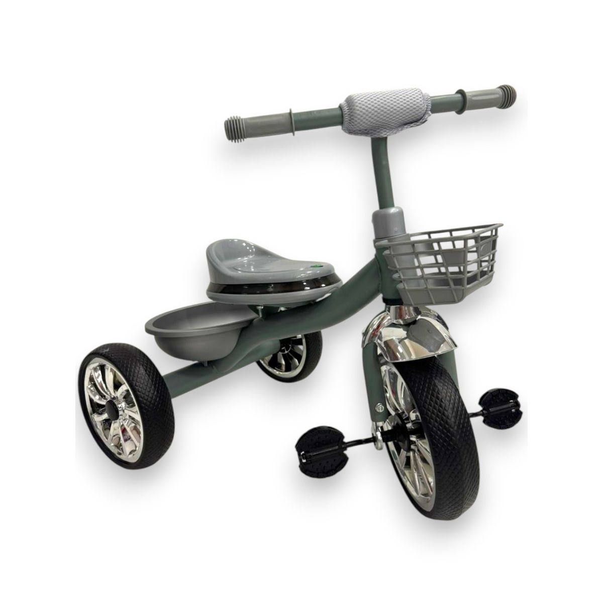 KIDSHOP - Triciclo Bicicleta Infantil Canasta Músical 6031-T-AZ