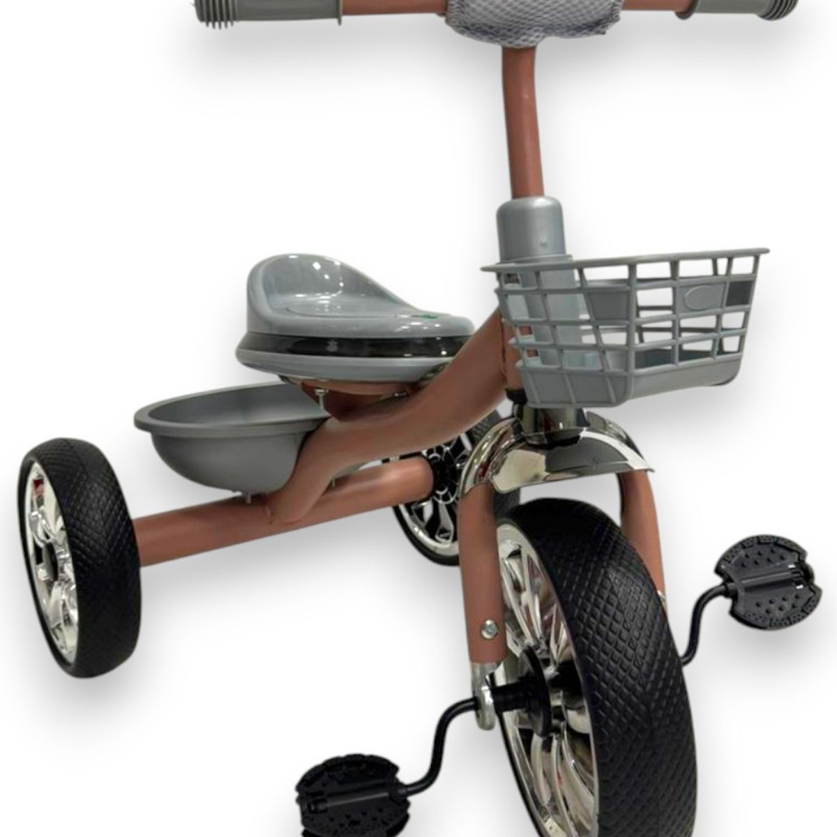 KIDSHOP - Triciclo Bicicleta Infantil Canasta Músical 6031-T-RS