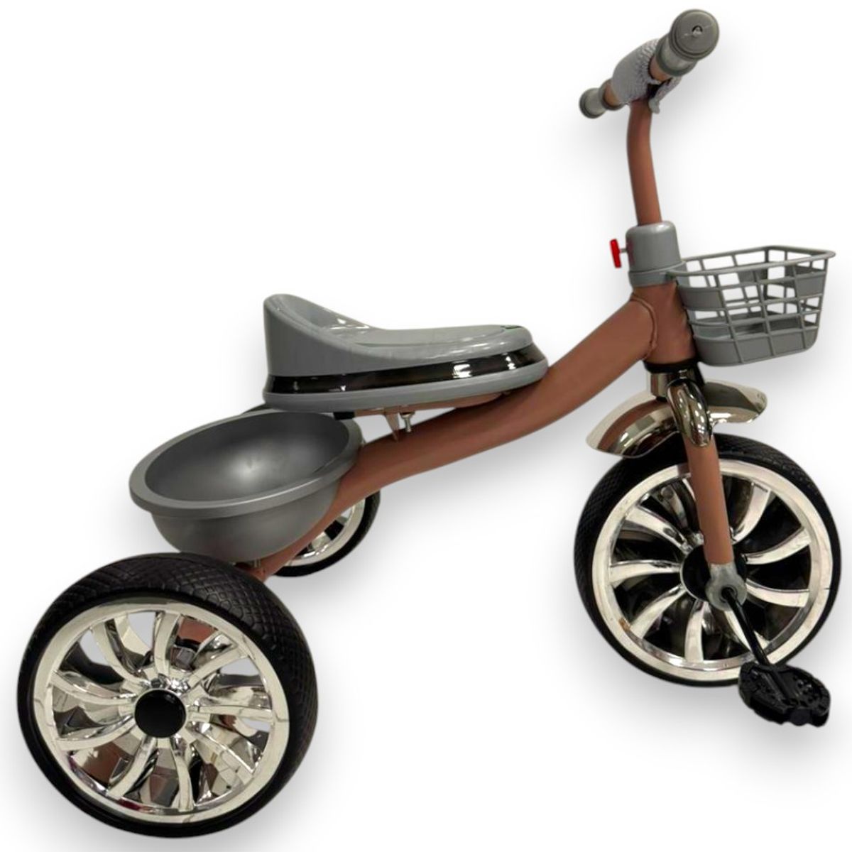 KIDSHOP - Triciclo Bicicleta Infantil Canasta Músical 6031-T-RS