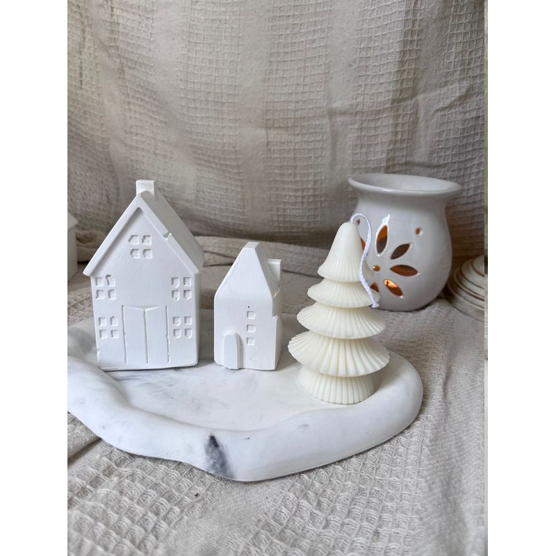 DECORACIONES ALE Y GABI - Centro Decorativo Navideño 4piezas