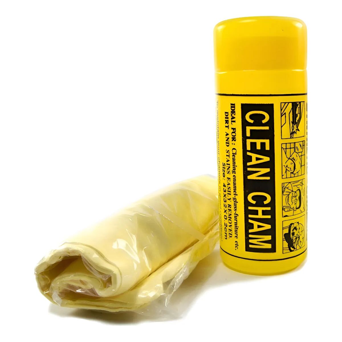 CHAMOIS - Toalla Limpieza Chamois Super Absorbente Secado Ultrarrápido Amarillo