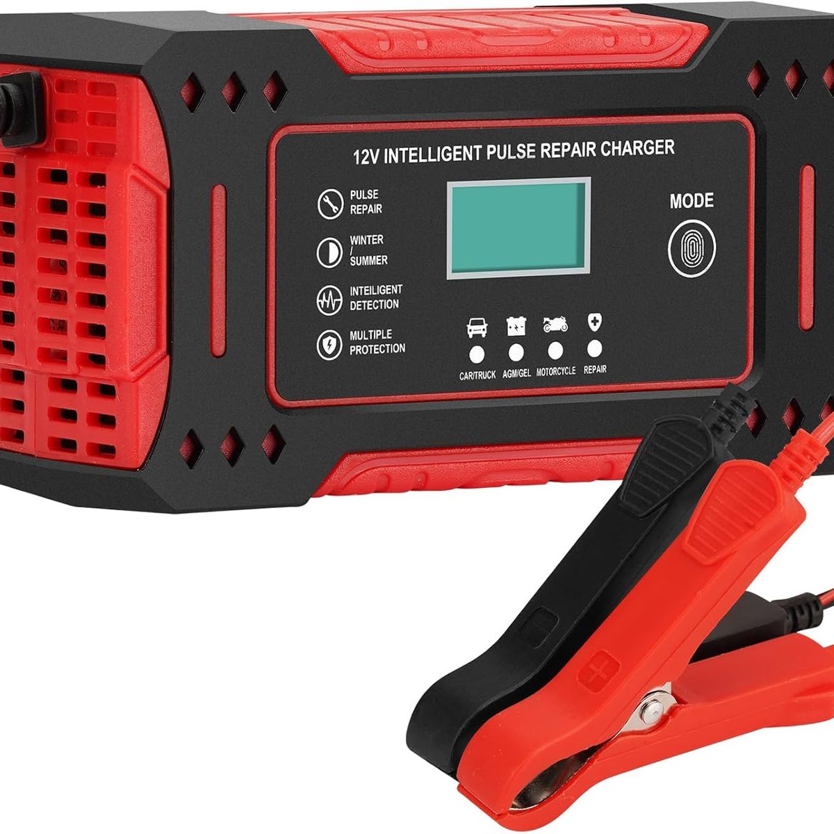 GENERICO - Cargador de Bateria para auto y camioneta portatil