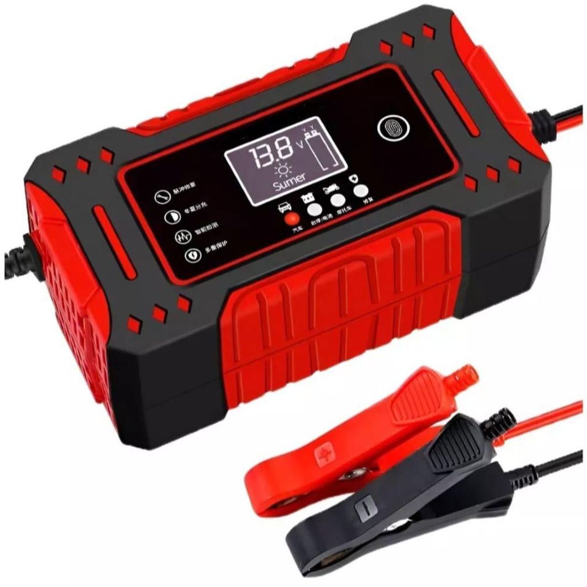 GENERICO - Cargador de Bateria para auto y camioneta portatil