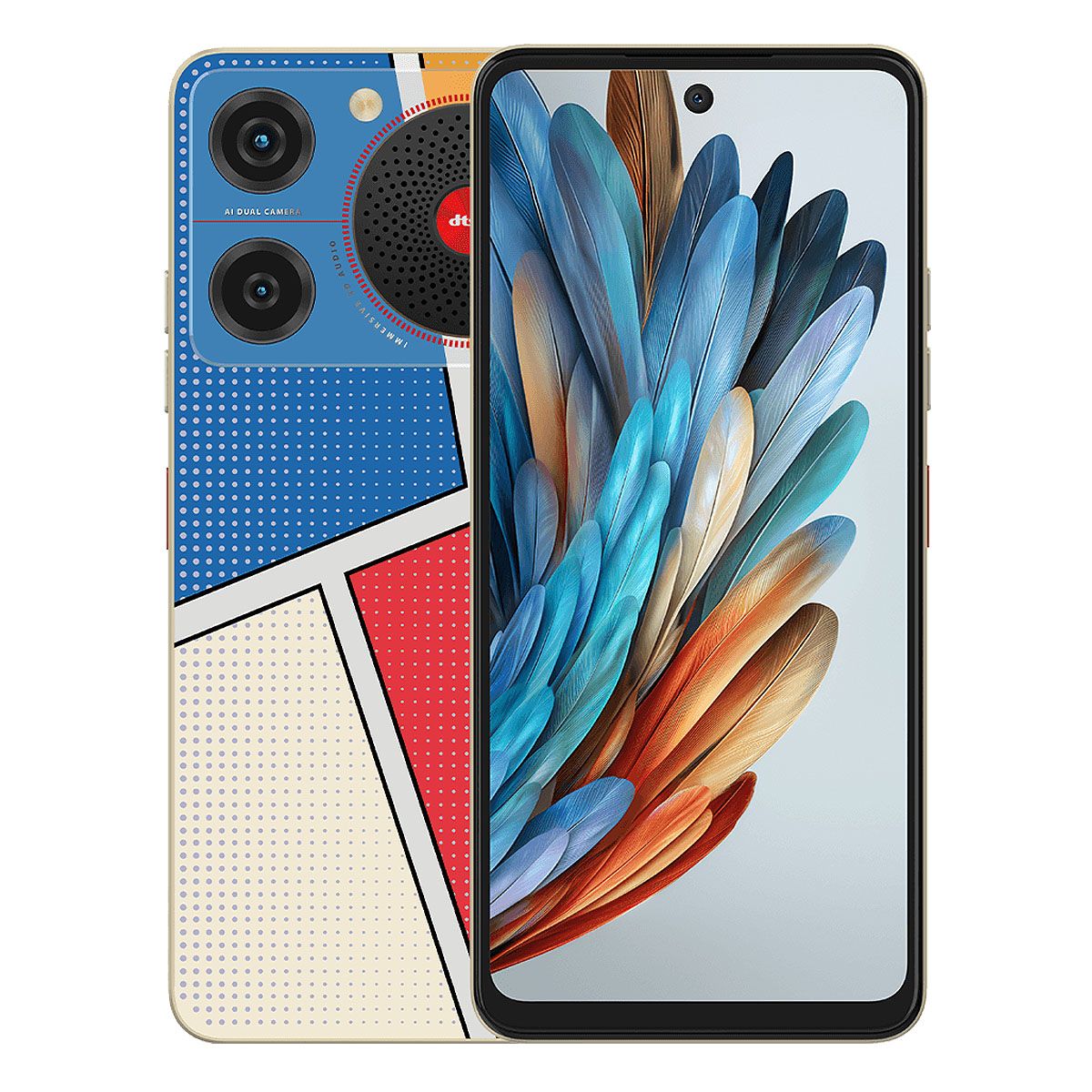 ZTE - Celular ZTE NUBIA MUSIC 128GB 4GB RAM Blanco