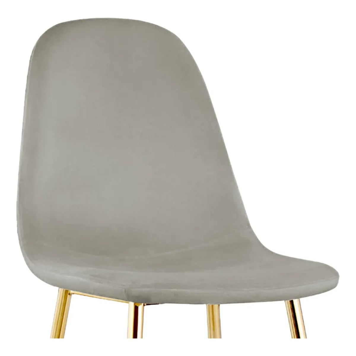 GENERICO - Set X2 Silla Decor Mueble Sala Comedor Dormitorio Refofelia Gris