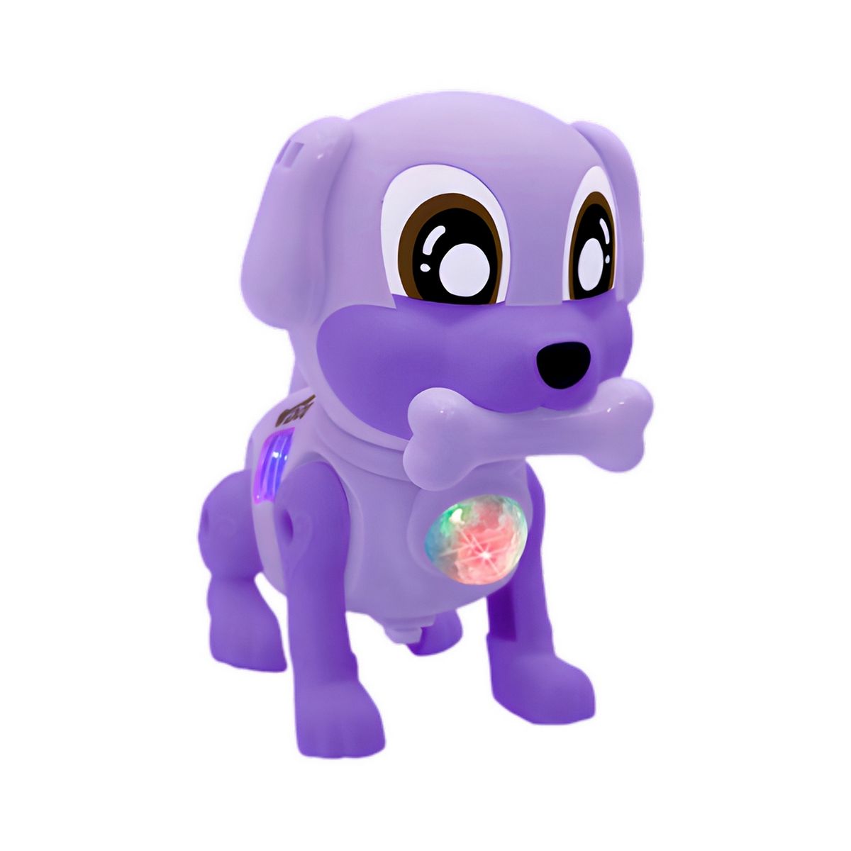 GENERICO - Perro Robot Luces Sonido Movimiento Juguete + Baterias