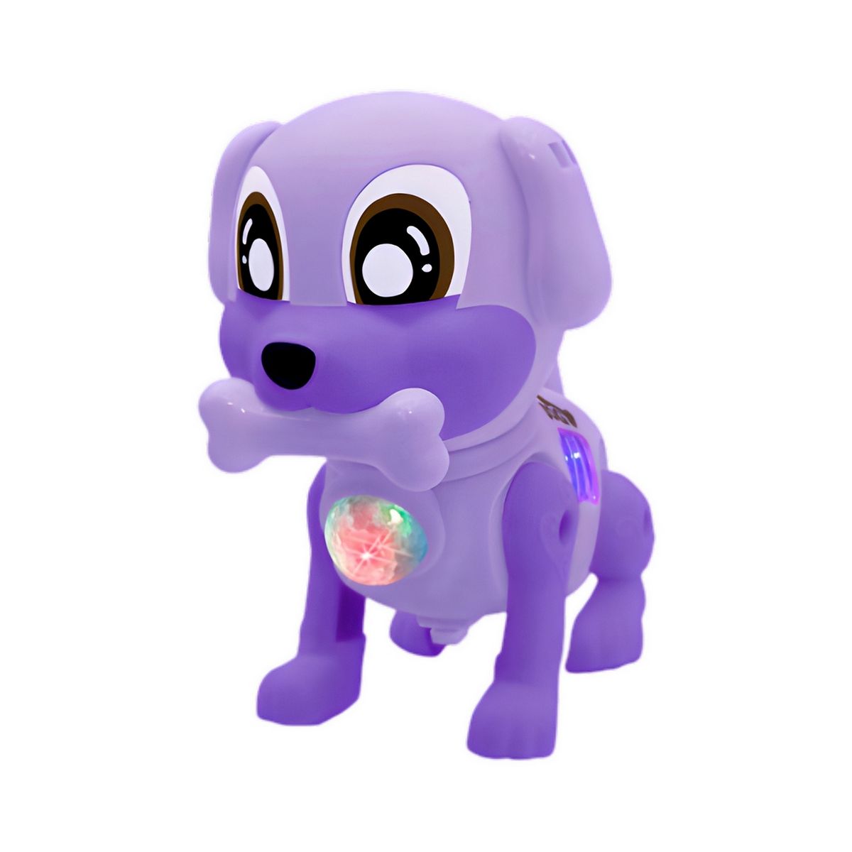 GENERICO - Perro Robot Luces Sonido Movimiento Juguete + Baterias