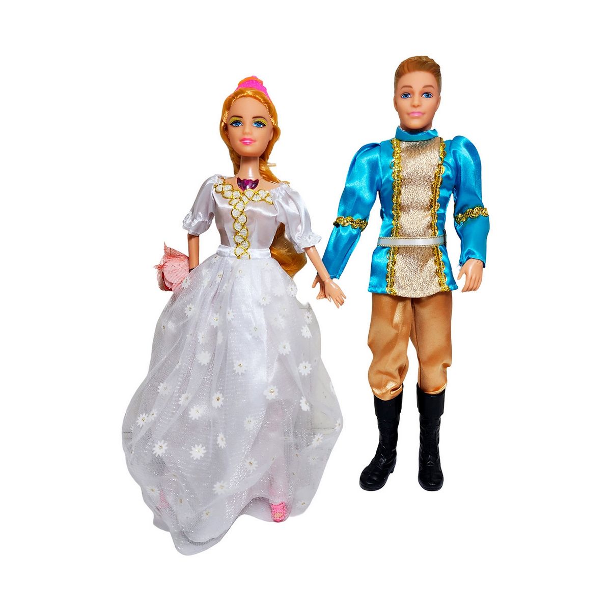 GENERICO - Muñeca Princesa Muñeco Principe Vestido Elegante Juguete