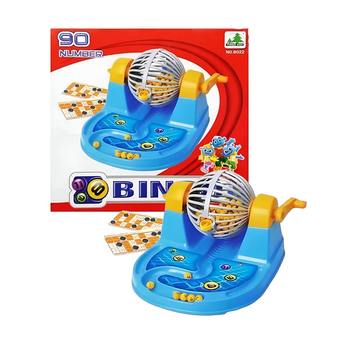 GENERICO - Bingo Lotto Juego De Mesa + Balotera Y Accesorios