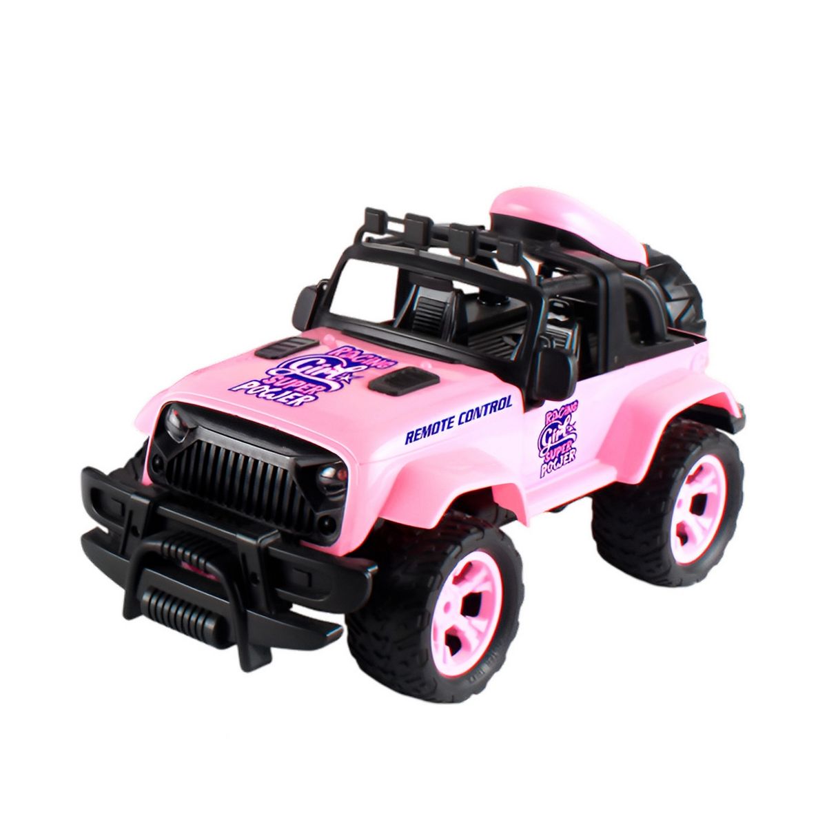 GENERICO - Carro Jeep Recargable Para Muñecas Con Control Remoto Niñas