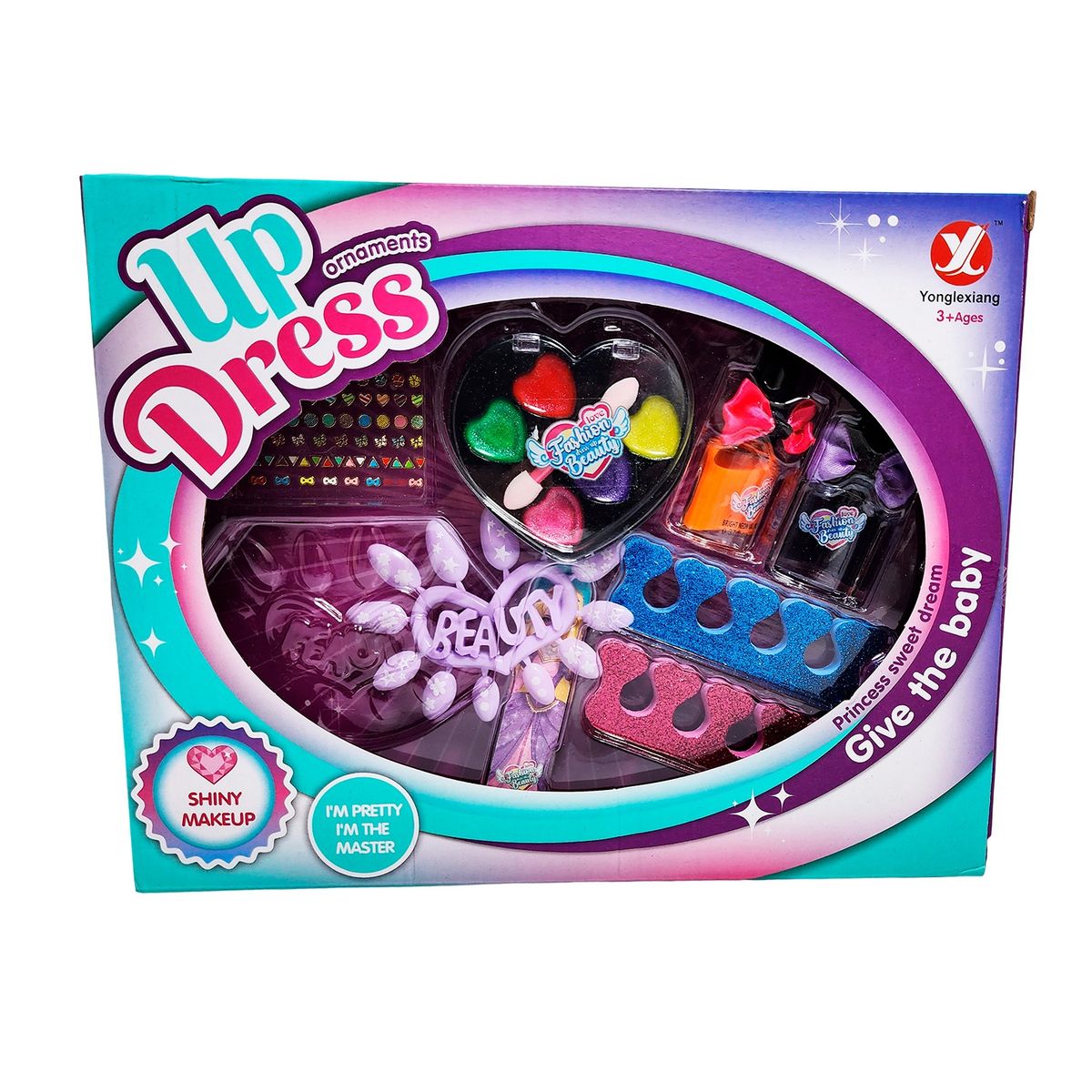 GENERICO - Kit De Uñas Manicure Maquillaje Juguete Niñas Makeup