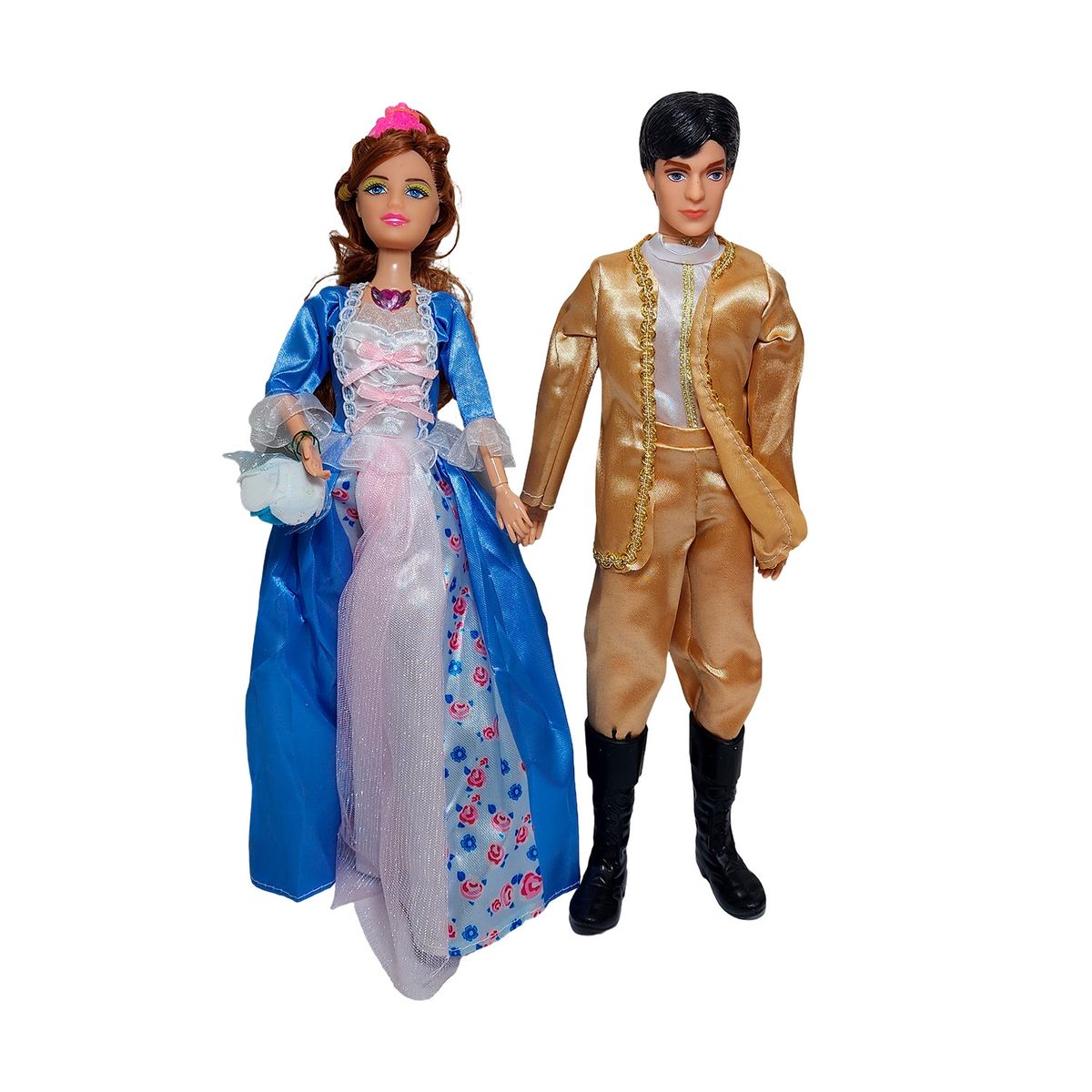 GENERICO - Muñeca Princesa Muñeco Principe Vestido Elegante Juguete