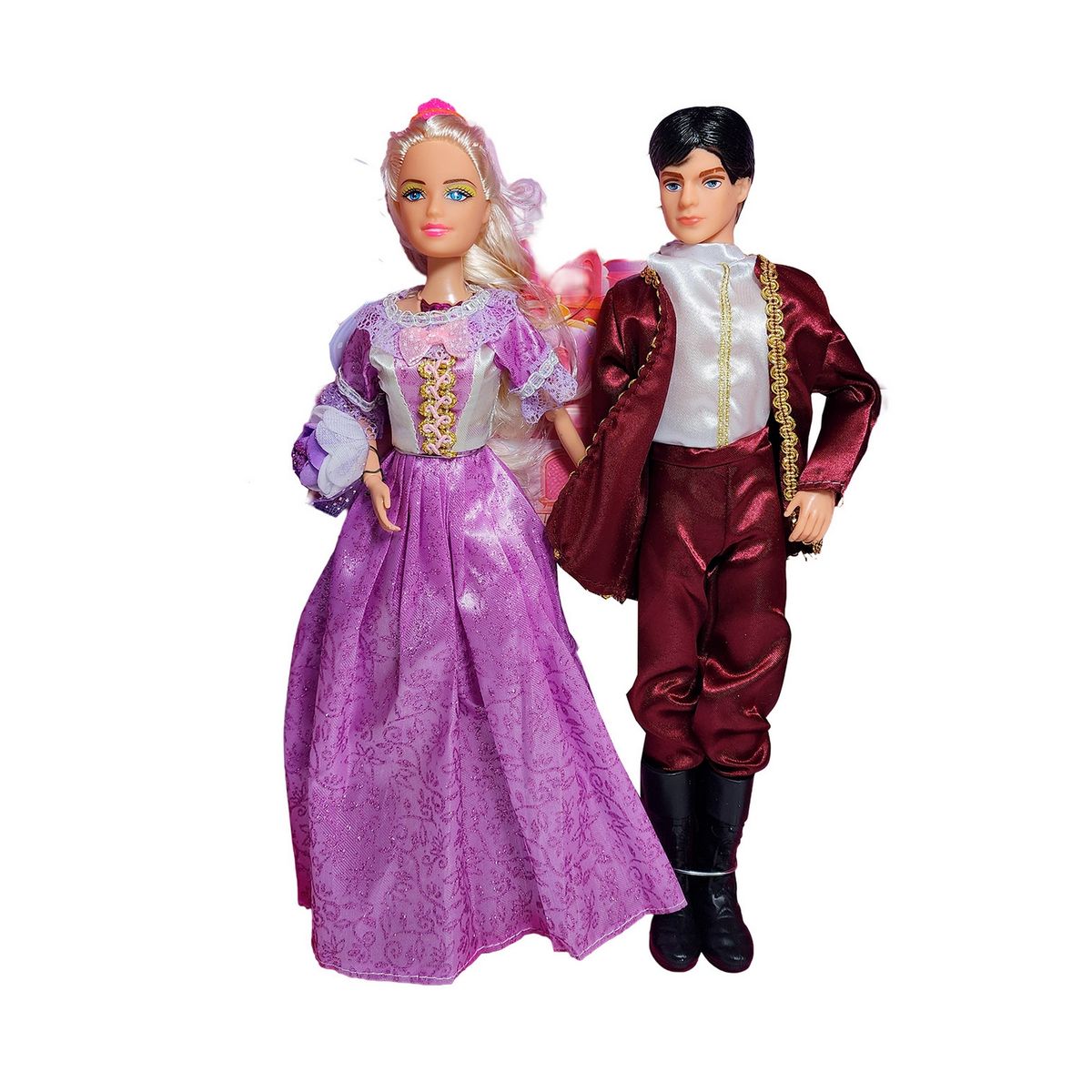 GENERICO - Muñeca Princesa Muñeco Principe Vestido Elegante Juguete