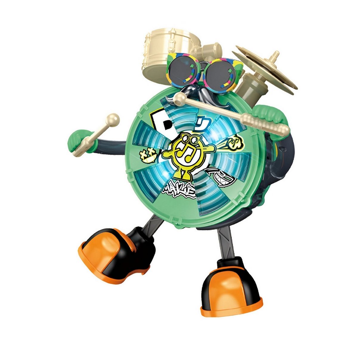 GENERICO - Robot De Juguete Sonido Movimiento Mr Jack Platos + Baterias