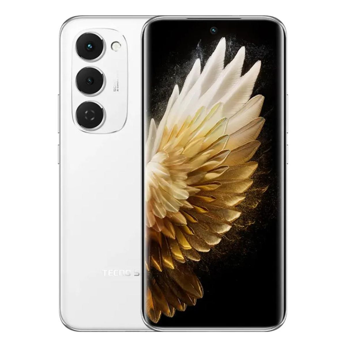 TECNO MOBILE - Celular TECNO Spark 40 Pro+ 256GB8GB Aurora White Pantalla 144Hz
