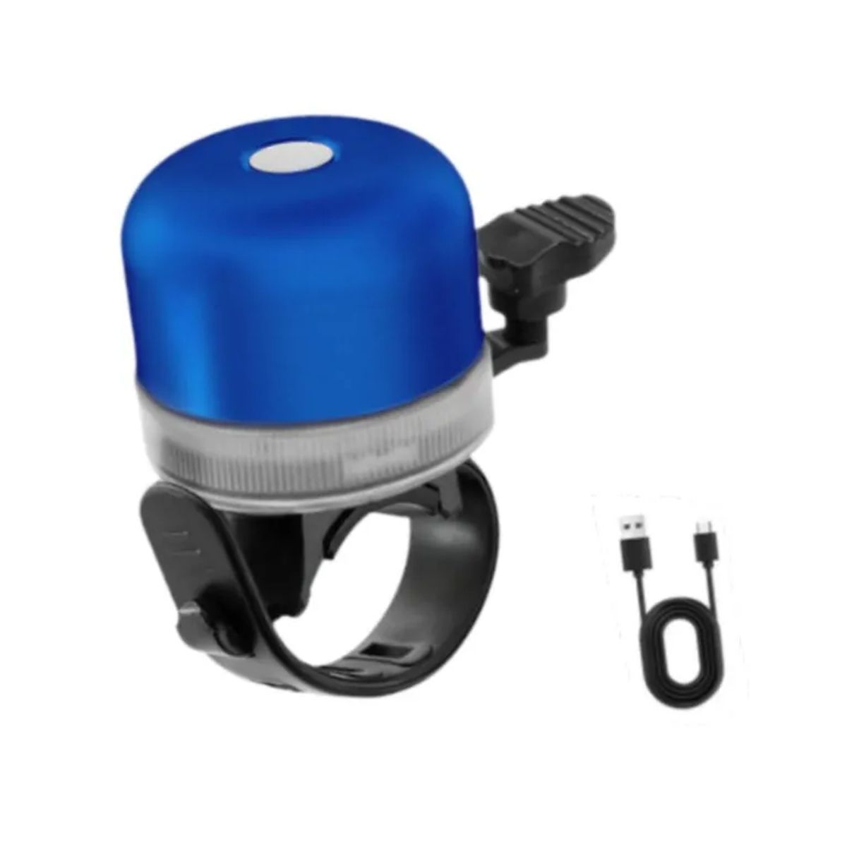 SHUNGA - Timbre Para Bicicleta Con Luz Led Recargable Usb