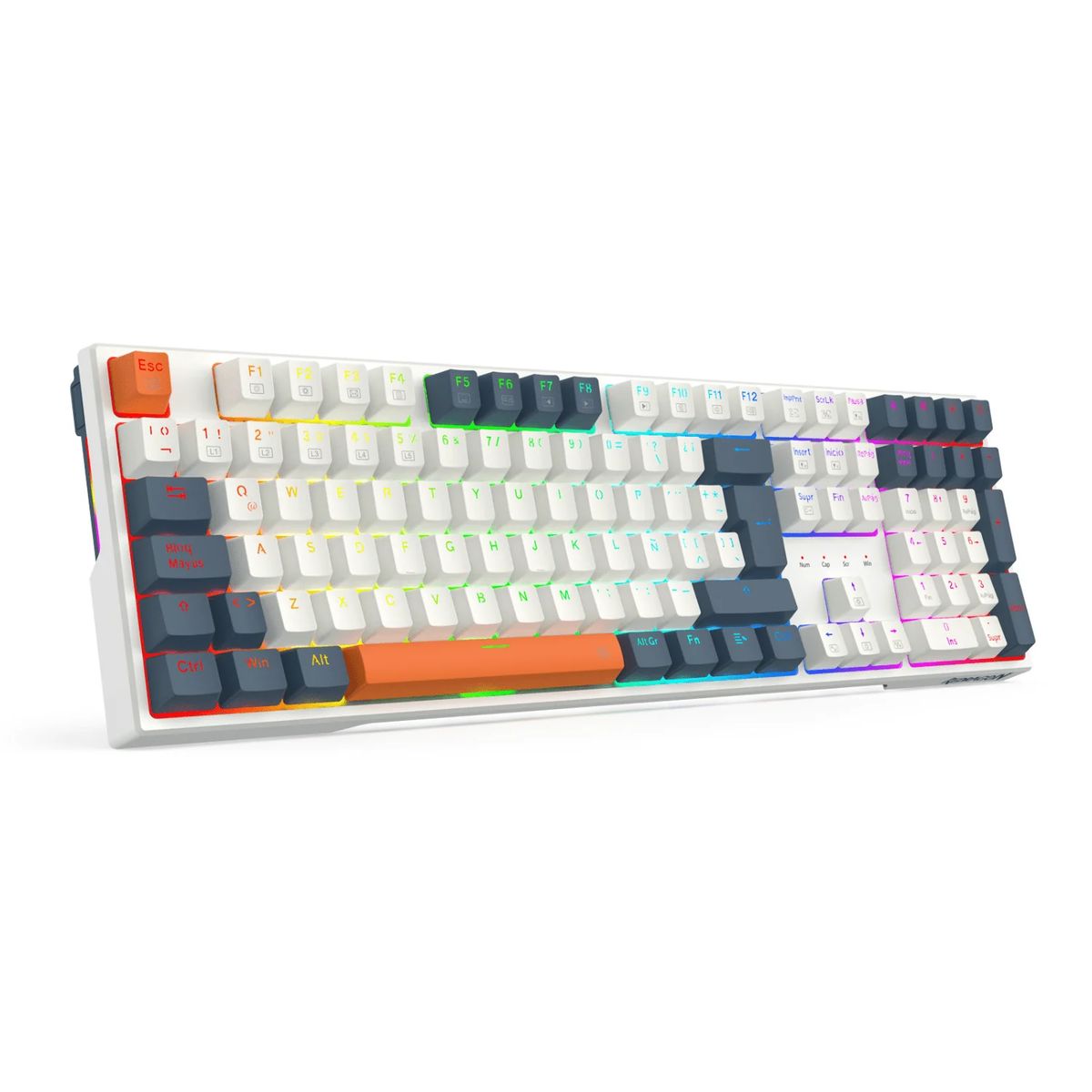 REDRAGON - Teclado Redragon Trundle K668wbo-Rgb-Sp Español