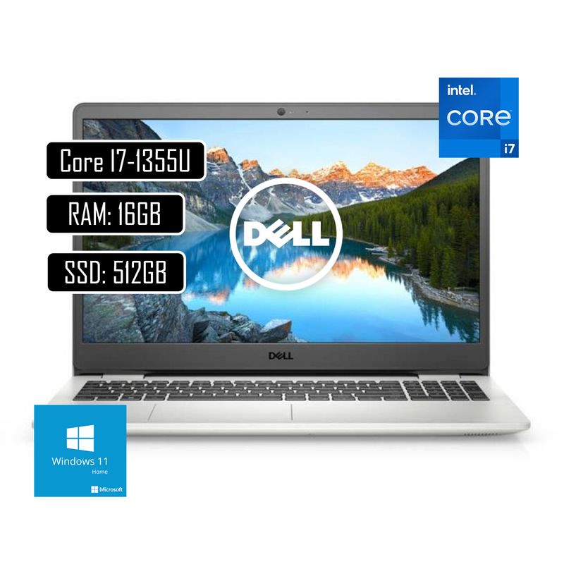 DELL - Portátil Dell 15 Intel Core i7-1355U Ram 16GB Disco SSD 512GB 15.6" FHD WIN 11 HOME