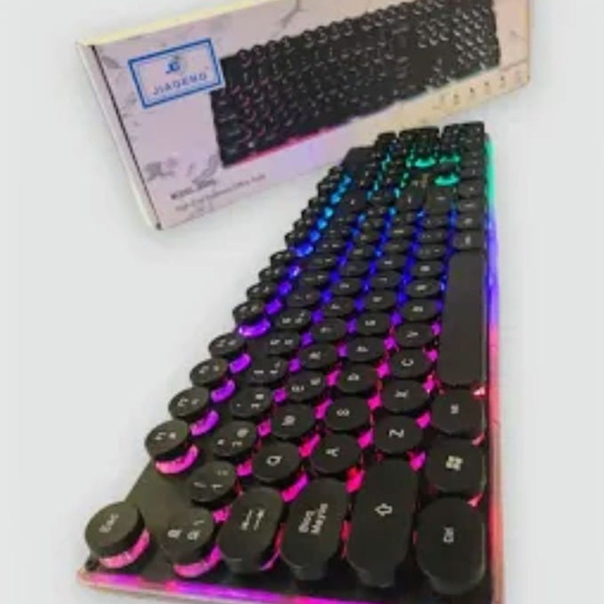 GENERICO - Teclado Mecánico Retroiluminado JIAGENG JG-665  RGB Gamer & Oficina